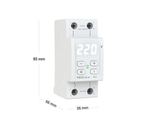 Реле напряжения RBUZ D2-40