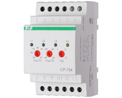 CP-734 реле контроля напряжения