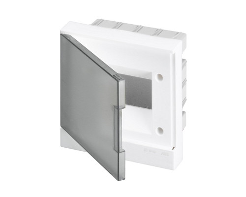 Щиток встраив. ABB Basic E BEF402206, 6M, прозр. серая дверь, 63A, IP40, 190x180x102mm, PEN-шина