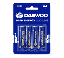 AA 4шт DAEWOO HIGH ENERGY Alkaline LR6 BL-4