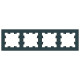 Рамка на 4 поста Schneider Electric AtlasDesign ATN000804 Изумруд - ATN000804