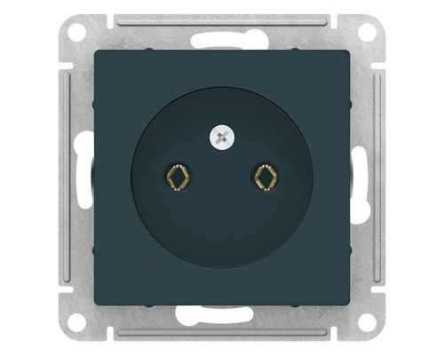 Розетка без заземления без шторок Schneider Electric AtlasDesign ATN000841 Изумруд - ATN000841