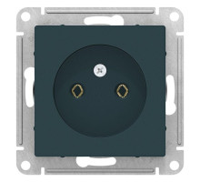 Розетка без заземления без шторок Schneider Electric AtlasDesign ATN000841 Изумруд - ATN000841