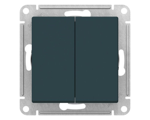 Выключатель 2-клавишный Schneider Electric AtlasDesign ATN000851 Изумруд - ATN000851