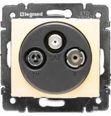 Valena - Розетка TV-RD-SAT-концевая 2400MHz, < 10 дБ, сл.кость (инд. упаковка)