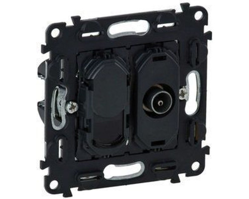 Valena In\'Matic - Розетка TV простая + RJ45 Кат.6 UTP