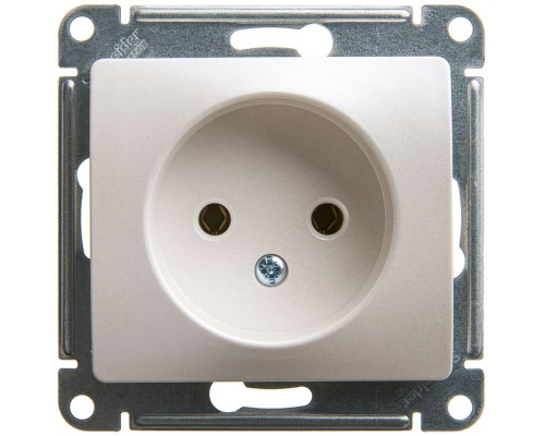 Розетка без заземления без шторок Schneider Electric Glossa GSL000641 Перламутр - GSL000641