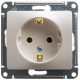 Розетка с заземлением без шторок Schneider Electric Glossa GSL000643 Перламутр - GSL000643