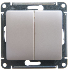 Выключатель  2-клавишный Schneider Electric Glossa GSL000651 Перламутр - GSL000651