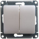 Выключатель  2-клавишный Schneider Electric Glossa GSL000651 Перламутр - GSL000651