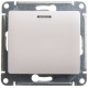 Переключатель 1-клавишный, с подсветкой Schneider Electric Glossa GSL000663 Перламутр - GSL000663