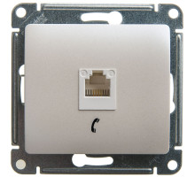 Розетка телефонная Schneider Electric Glossa GSL000681T Перламутр - GSL000681T