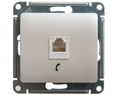Розетка телефонная Schneider Electric Glossa GSL000681T Перламутр - GSL000681T