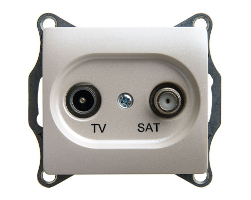 Розетка TV-SAT оконечная 1DB Schneider Electric Glossa GSL000697 Перламутр - GSL000697