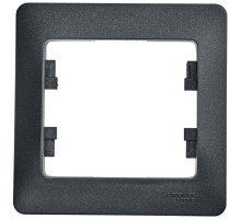 Рамка на 1 пост Schneider Electric Glossa GSL000701 Антрацит - GSL000701