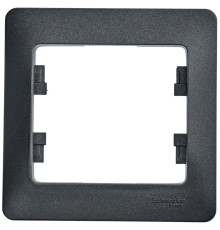 Рамка на 1 пост Schneider Electric Glossa GSL000701 Антрацит - GSL000701