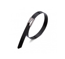 Хомут армированный GNC-46-350-R, 4,6х350мм, 50 шт, с напылением, 1/100
