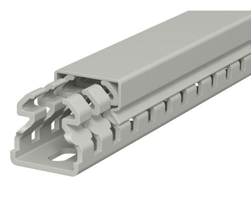 Перфокороб 25 x 25 мм , органайзер для шкафов, LKV 2502 (глубина х ширина крышки), L=2000мм, RAL 703