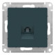 Розетка телефонная Schneider Electric AtlasDesign ATN000881 Изумруд - ATN000881