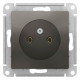 Розетка без заземления без шторок Schneider Electric AtlasDesign ATN000941 Сталь - ATN000941