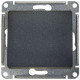 Выключатель 1-клавишный Schneider Electric Glossa GSL000711 Антрацит - GSL000711
