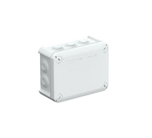 Коробка распред. T 100 без клемм, IP66, 150х116х67мм, 10 вводов М25, серый, полипропилен | арт.2007077
