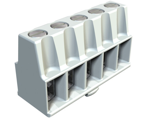 Клемная колодка KL-T 02-06 для коробок Т60, B9, 5х1,5...6мм², 400V, серый, полиамид | арт.2016185