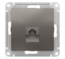 Розетка телефонная Schneider Electric AtlasDesign ATN000981 Сталь - ATN000981