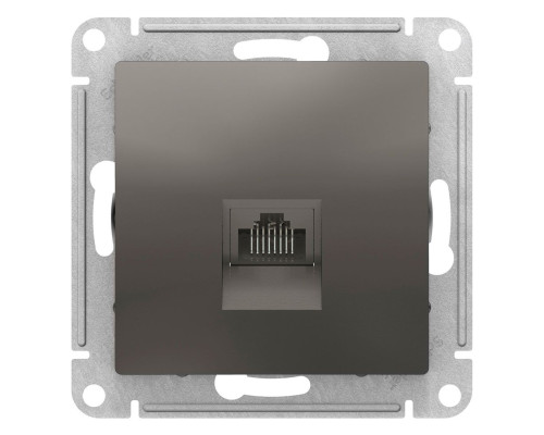Розетка компьютерная Schneider Electric AtlasDesign ATN000983 Сталь - ATN000983