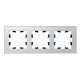 Рамка 3-постовая - ATN312103 Серебро