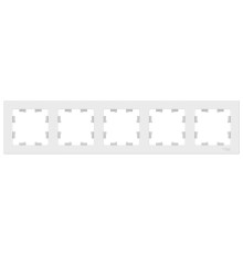 Рамка на 5 постов Schneider Electric AtlasDesign ATN000105 Белый - ATN000105