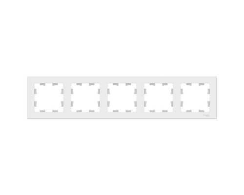 Рамка на 5 постов Schneider Electric AtlasDesign ATN000105 Белый - ATN000105