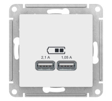 Розетка USB Schneider Electric AtlasDesign ATN000133 Белый - ATN000133
