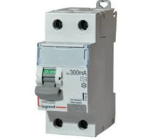 УЗО Legrand TX3, электромеханическое, 2P, 25A, 10kA, 300mA, тип AC, 2M