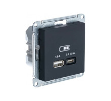 Розетка USB Schneider Electric AtlasDesign ATN000129 белый  тип-C 45W вск..заряд. QC, PD, механизм,