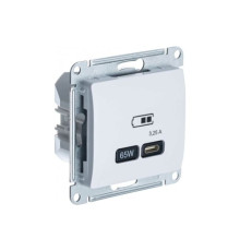 Розетка USB Schneider Electric Glossa GSL000127  Белый - GSL000127