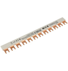 FORK 1П Шинка Eaton на 12 соединений  EVG-1PHAS/12MODUL, 1P, 10мм2, 63А, вилка