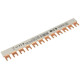 FORK 1П Шинка Eaton на 12 соединений  EVG-1PHAS/12MODUL, 1P, 10мм2, 63А, вилка