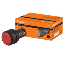 Кнопка SB7-CA45 d22мм 1з+1р красная TDM