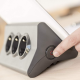 Удлинитель 3X2P+E треугольный с держателем планшета, 2USB, выключатель, 1,5m, черный