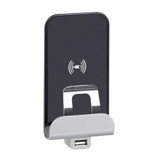 Etika - Беспроводное зарядное устр-во 1A с USB портом 2,4A (сл.кость)