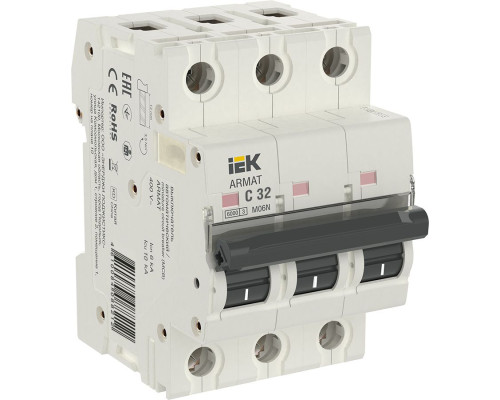 ARMAT Автоматический выключатель M06N 3P C 32А IEK - AR-M06N-3-C032