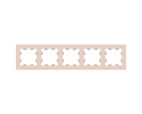 Рамка на 5 постов Schneider Electric AtlasDesign ATN000205 Бежевый - ATN000205