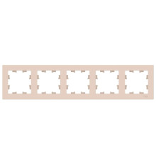 Рамка на 5 постов Schneider Electric AtlasDesign ATN000205 Бежевый - ATN000205