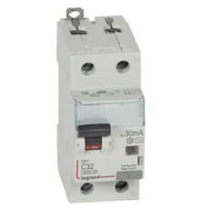 DX3 1P+N 32A тип С 30mA 6kA 2M Дифф. авт. выкл.