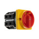 Переключатель BS 63 10 LK, аварийный, 3P, 63A, тип 0-1, 22kW(400VAC по АС-23), на дверь, красная блокируемая в 0 рукоятка, фронт IP40 | арт.EAC602646