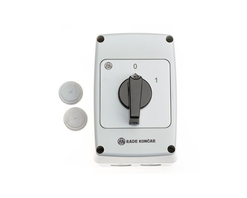 Переключатель PNGBS 25 10, 3P, 25A, тип 0-1, 11kW(400VAC по АС-23), черная рукоятка, в корпусе IP65 | арт.EAC602910