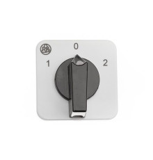 Переключатель BS 16 52 U, 2P, 20A, тип 1-0-2 (60°), 2NO на 1_2, на дверь, фронт IP40 | арт.EAC602365R