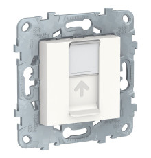 UNICA NEW розетка компьютерная, RJ45, одиночная, кат. 5е UTP, белый