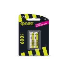 AAA 2шт  600mAh NI-MH предзаряженные BL-2 ФАZА